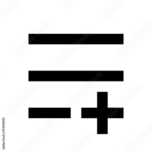 Add to Playlist / Menu Icon