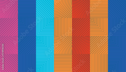 color theme vector geometric abstract background