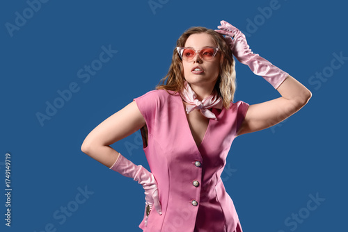 Fashionable young woman in ...