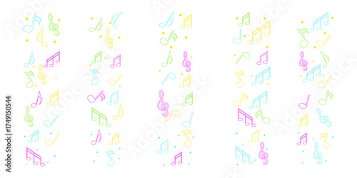 Neon Music Note