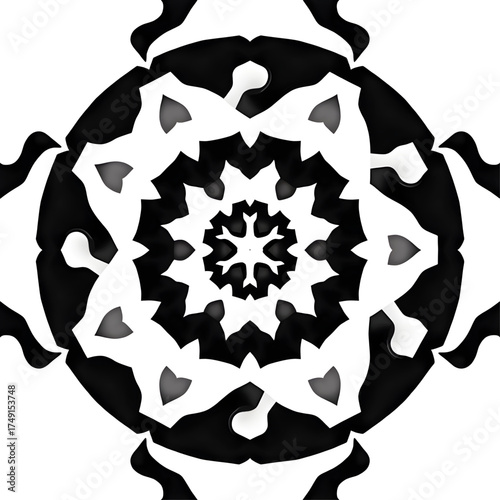 Kaleidoscopic Design: Intricate and symmetrical patterns come alive, inviting a journey into a world of mesmerizing artistry.