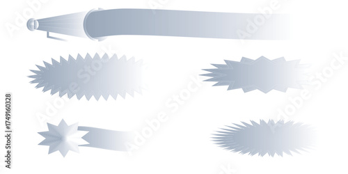 Spurs Collection: Silver Metal Cowboy Riding Spurs with Rowels.