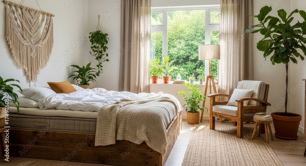 Fototapeta premium Eco-bedroom