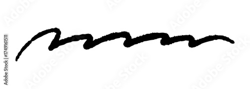 ゆるい手書きライン 下線