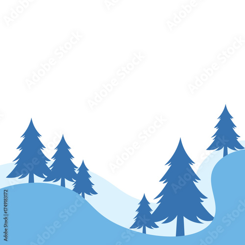 Winter Landscap Footer