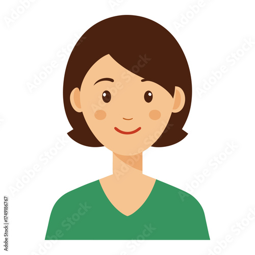 vector illustration of a woman