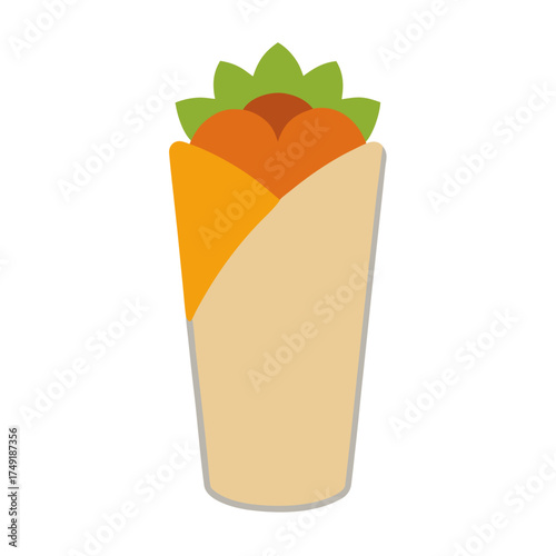 Doner kebab prepared snack