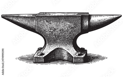 Blacksmith's Tool Engraving Style