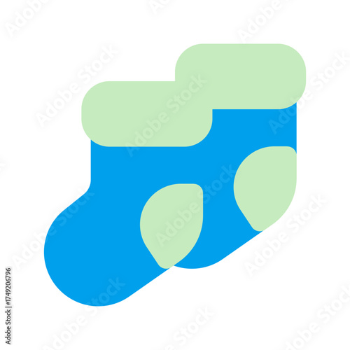 sock duo tone icon