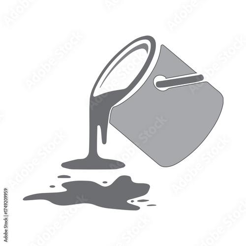 Spilled Paint Can