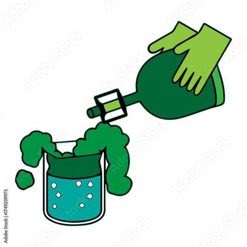 Paint bucket spill icon