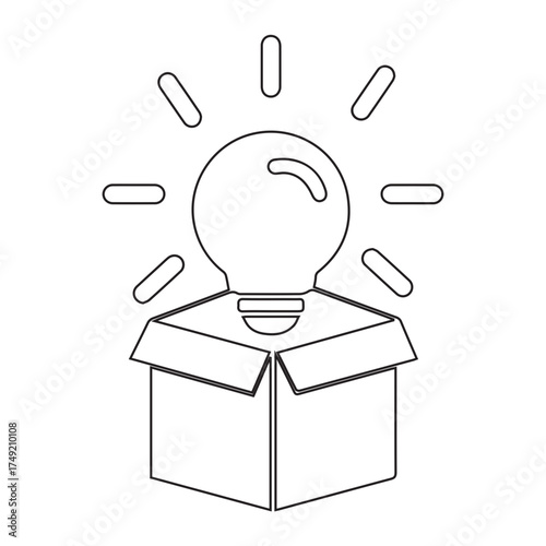 Boxed Idea Light Bulb