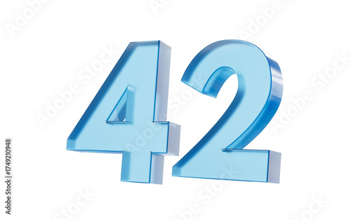 3d Glossy Blue number 42 Forty two with a smooth finish and reflective highlights. 3d illustration Free Download 3d Glossy Blue number 42 Forty two with a smooth finish and reflective highlights. 3d illustration - GFXLoad
