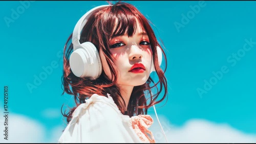 Wallpaper Mural Asian dj girl Torontodigital.ca