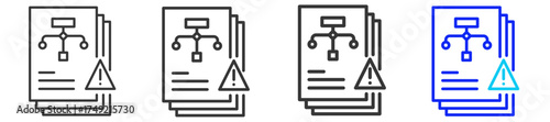 Collateralized Debt Obligation Icon Set Collection in Creative Outline Style for Business Featuring Multiple Thickness Variations Perfect for Mortgage Backed Security