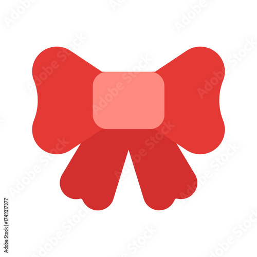 bow tie flat icon