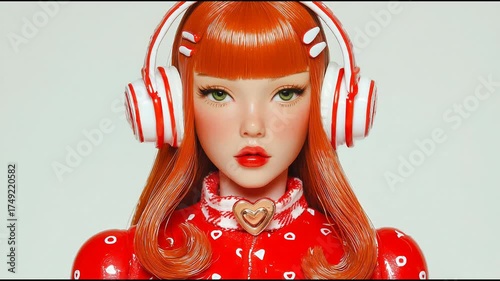 Wallpaper Mural fashion dj doll Torontodigital.ca