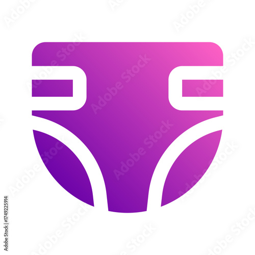 diaper gradient icon