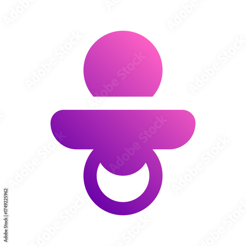 pacifier gradient icon