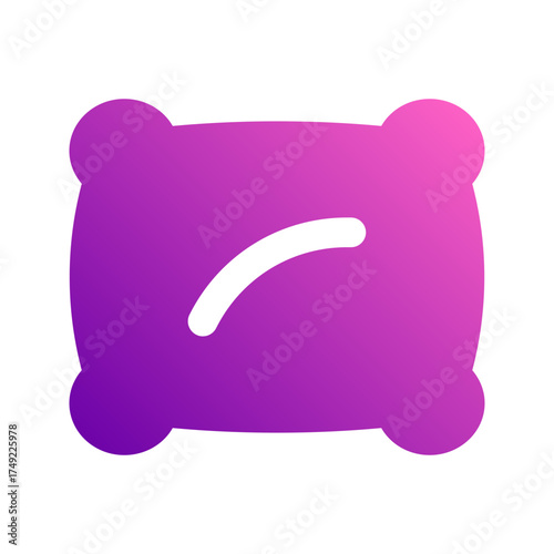 pillow gradient icon