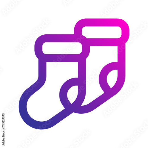 sock gradient icon