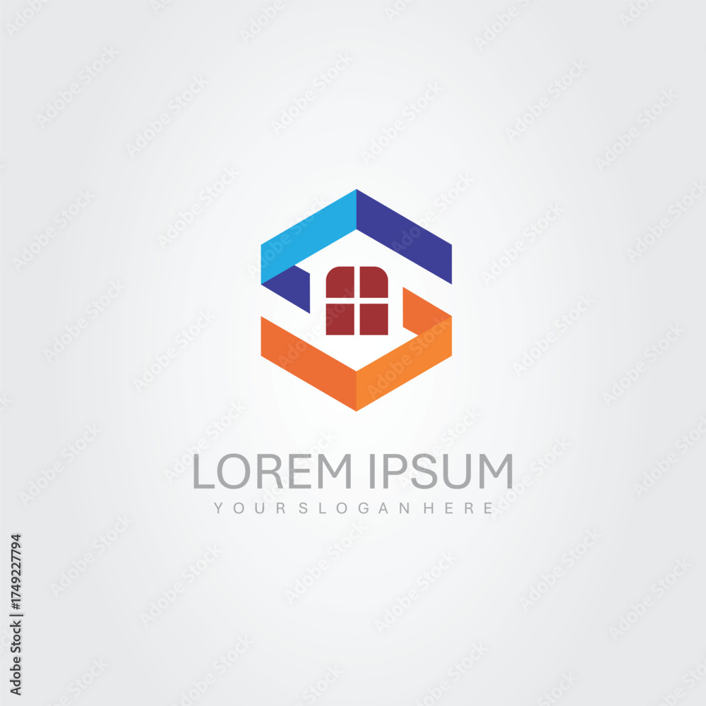 Fototapeta premium real estate company logo
