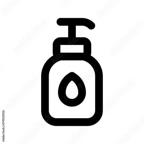 shampoo line icon