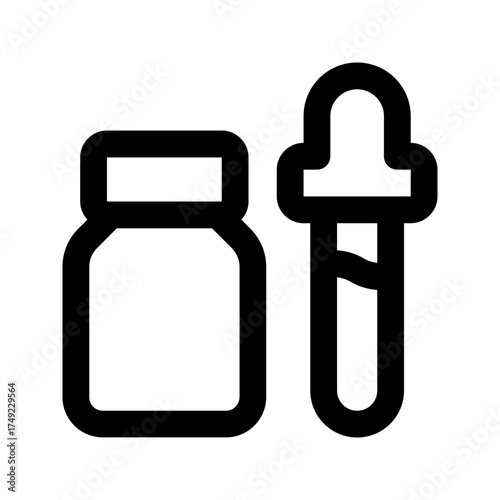 vitamin line icon