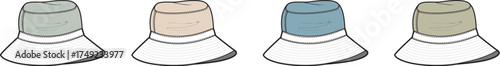 Variety of Abstract Tooth Icons with Pastel Colors