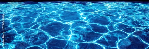 Blue Water Ripple Abstract Background color made