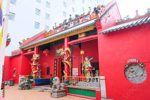 クアラルンプールのチャイナタウンある關帝廟