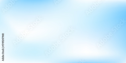 Modern white wavy glowing lines on a blue background. Futuristic digital art simple
