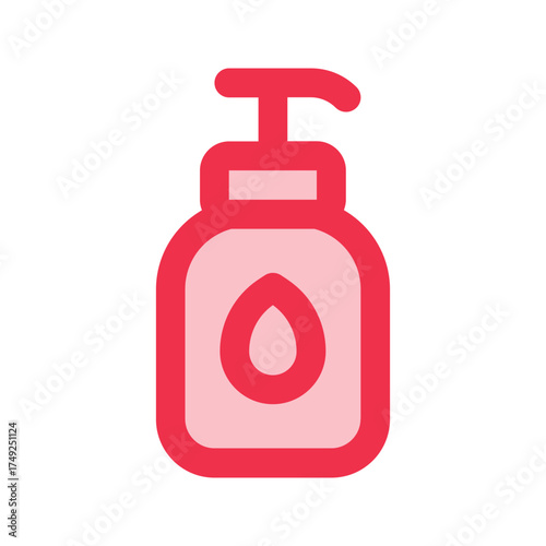 shampoo outline fill icon