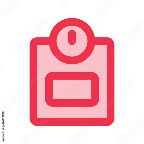 weight scale outline fill icon