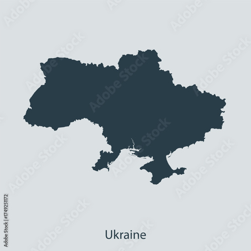 vector of Ukraine map