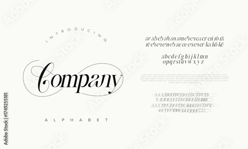 Thin serif font in modern style, this typeface hase a big set of ligatures and alternates and can be used for logos
