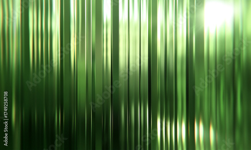 Emerald Glass Texture with Light Reflections – Modern Abstract Background