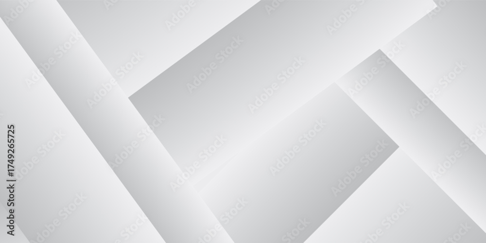 Fototapeta premium Picture geometric modern white and gray color . Modern and Creative Trend vector design white texture