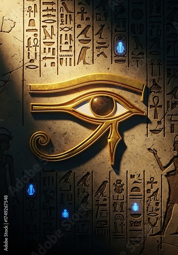 Eye of Horus - Ancient Egyptian Symbol of Protection and Power.