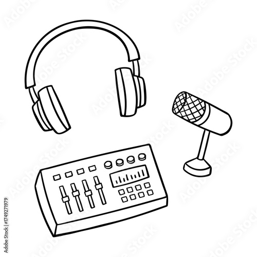 Audio Recording Equipment for Podcast, Broadcast, Music Production