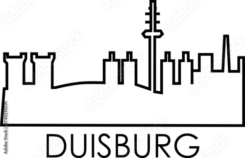 A collection of modern flat vector icons representing the main cities of Germany, including Berlin, Munich, Hamburg, Frankfurt, Cologne, Stuttgart, and more. Each city icon features famous landmarks a