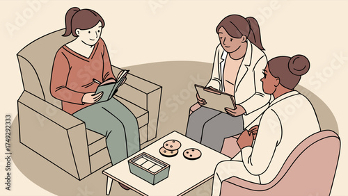 Therapy Session for Mental Wellness and Support, Group Counseling for Emotional Growth and Healing, Positive Psychology and Self-Care in a Safe Environment