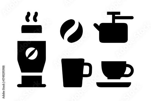 Coffee brewing and serving equipment