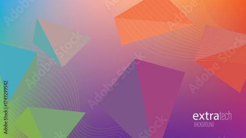 Abstract Modern Colorful Gradient Background