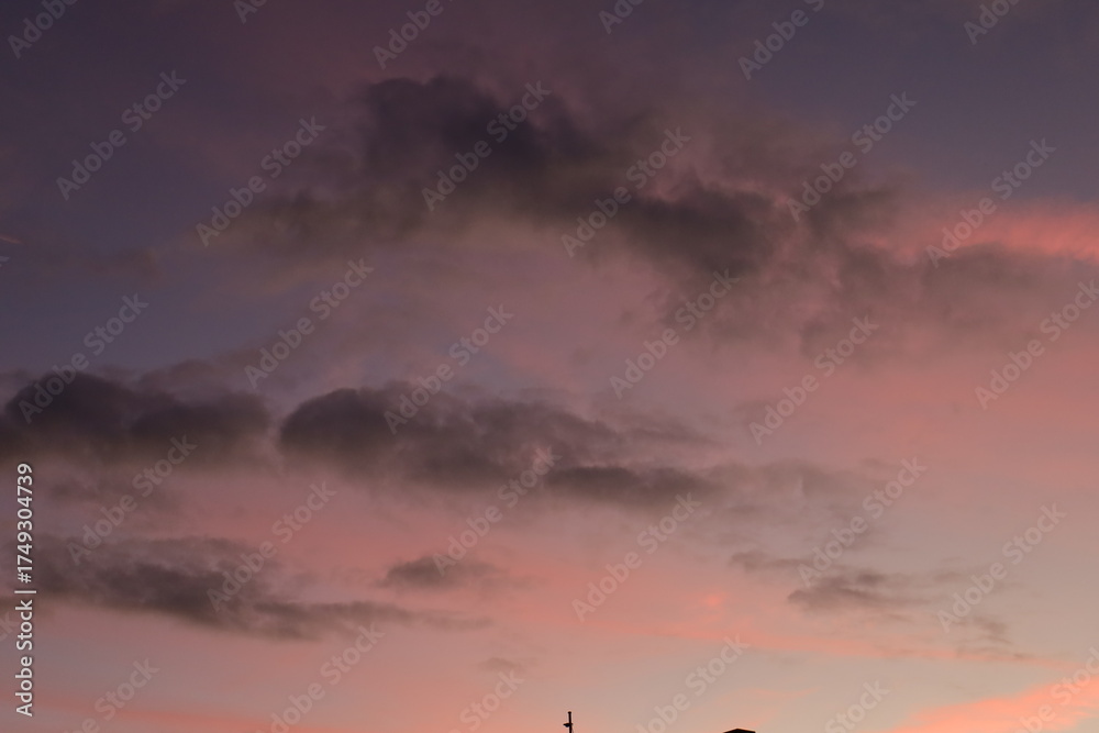 Fototapeta premium sky background, abstract sky photo, sunset
