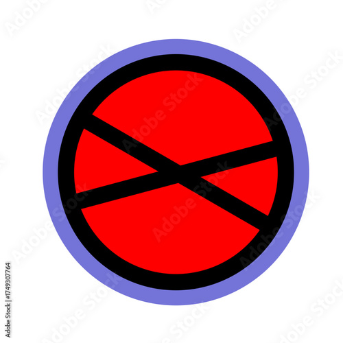 The illustration looks like a face wearing an eye mask. editable colors
