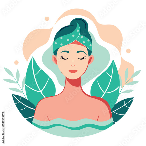Relaxing Spa Moment with Natural Elements