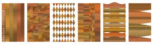 Brown gradient warm chocolate coffee earth backgrounds, natural wood rustic leather texture collection for organic design, vintage posters, earthy graphics, and cozy artistic projects
