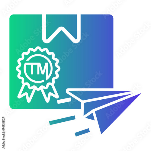 trademark Gradient icon