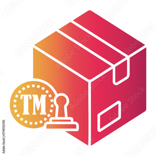 trademark Gradient icon